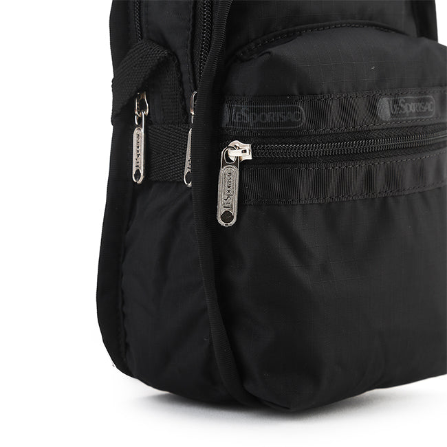 LeSportsac Tas Mini Bag Unisex Micro Shoulder Bag In Recycled Black