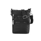 LeSportsac Tas Cross Body Unisex 3 Zip Crossbody In Recycled Black