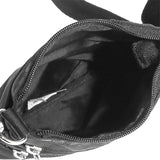 LeSportsac Tas Cross Body Unisex 3 Zip Crossbody In Recycled Black