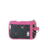 LeSportsac Unisex Wallet Key Card Holder In Miffy Orchard Green/Pink