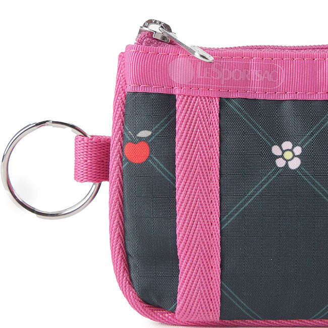 LeSportsac Unisex Wallet Key Card Holder In Miffy Orchard Green/Pink