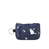 LeSportsac Unisex Wallet Key Card Holder In Tropical Meow Cat