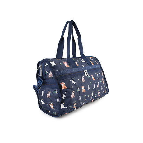 LeSportsac Unisex Bags Deluxe Med Weekender In Tropical Meow Cat