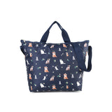 LeSportsac Unisex Bags Deluxe Easy Carry Tote In Tropical Meow Cat