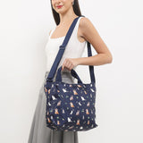 LeSportsac Unisex Bags Deluxe Easy Carry Tote In Tropical Meow Cat