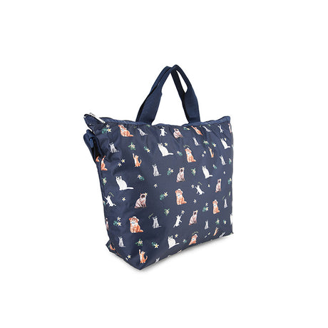 LeSportsac Unisex Bags Deluxe Easy Carry Tote In Tropical Meow Cat