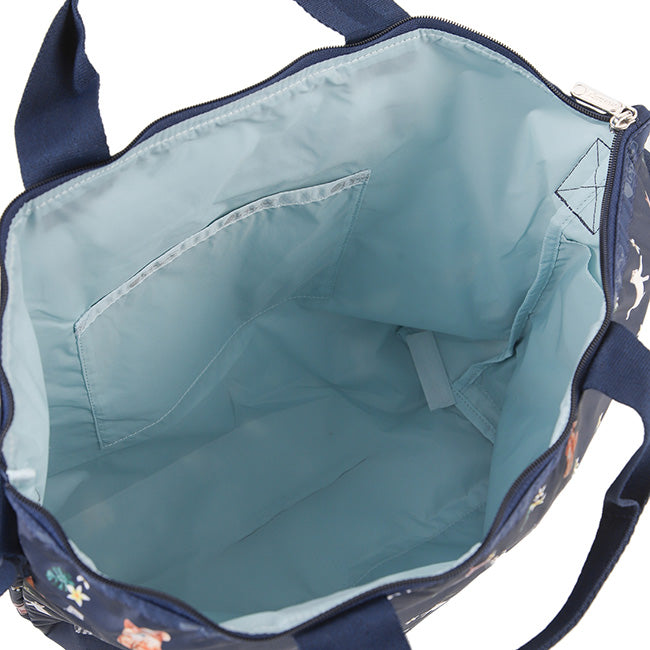 LeSportsac Unisex Bags Deluxe Easy Carry Tote In Tropical Meow Cat