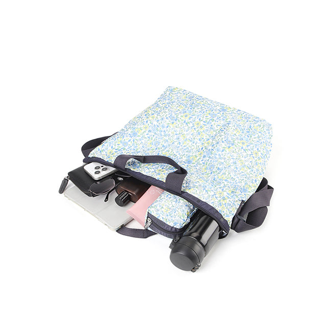 LeSportsac Unisex Bags Deluxe Easy Carry Tote In Tapestry Flower Blue