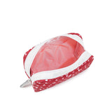 LeSportsac Unisex Pouch Rectangular Cosmetic In Red Mini Hearts Wh
