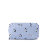 LeSportsac Unisex Pouch Rectangular Cosmetic In Petite Penguins White