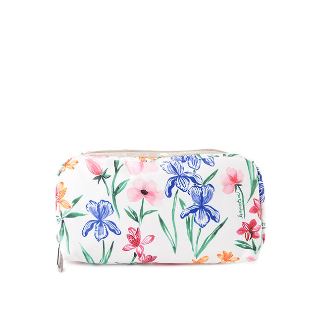 LeSportsac Unisex Pouch Rectangular Cosmetic In Watercolor Botanical