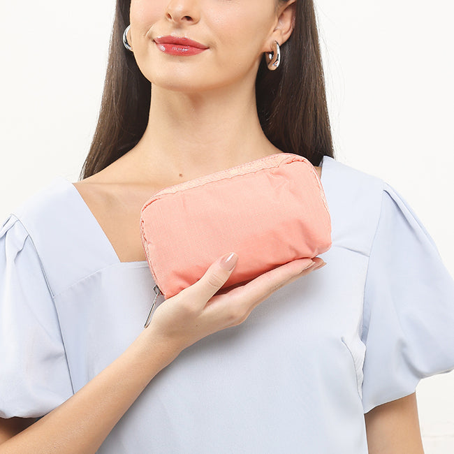 LeSportsac Unisex Pouch Rectangular Cosmetic In Coral Punch