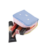 LeSportsac Unisex Pouch Square Cosmetic In Miffy Blue/Yellow Sq