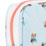 LeSportsac Unisex Pouch Square Cosmetic In Floating Sea Otters