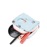 LeSportsac Unisex Pouch Square Cosmetic In Floating Sea Otters