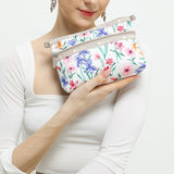 LeSportsac Unisex Pouch Cosmetic Clutch In Watercolor Botanical