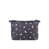 LeSportsac Unisex Pouch Cosmetic Clutch In Woof Wonderland