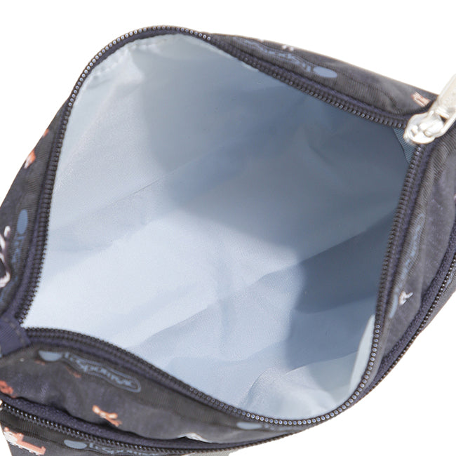 LeSportsac Unisex Pouch Cosmetic Clutch In Woof Wonderland
