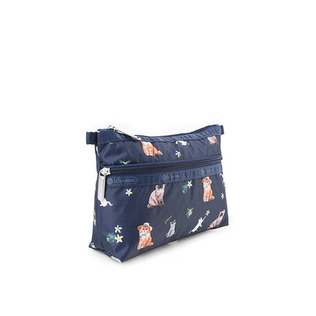 LeSportsac Unisex Bags Cosmetic Clutch In Tropical Meow Cat