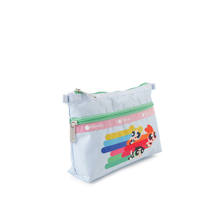 LeSportsac Unisex Pouch Cosmetic Clutch In Ppg Grl Pwr Cosm