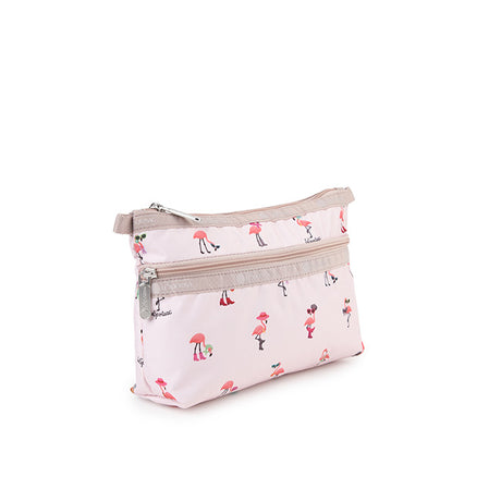 LeSportsac Unisex Bags Cosmetic Clutch In Flamingo Party