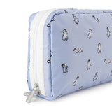 LeSportsac Unisex Pouch Xl Rectangular Cosmetic In Petite Penguins White