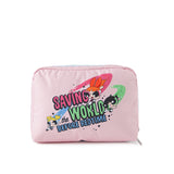 LeSportsac Unisex Pouch Extra Large Rectangular Cosmetic In Ppg Pink/Mint Rect Cosm