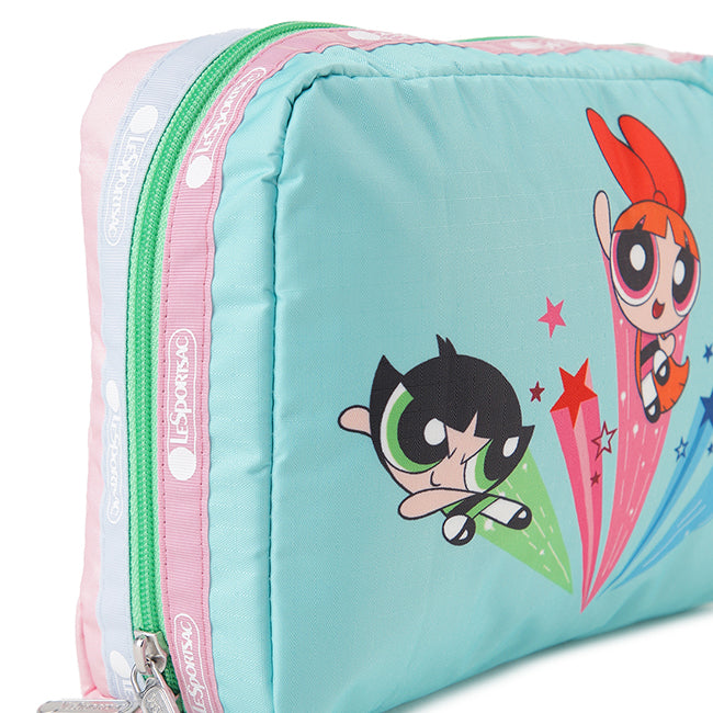 LeSportsac Unisex Pouch Extra Large Rectangular Cosmetic In Ppg Pink/Mint Rect Cosm