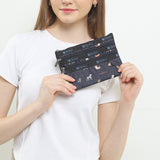 LeSportsac Unisex Pouch 3-Zip Cosmetic In Woof Wonderland