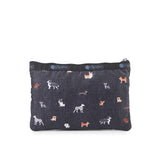 LeSportsac Unisex Pouch 3-Zip Cosmetic In Woof Wonderland