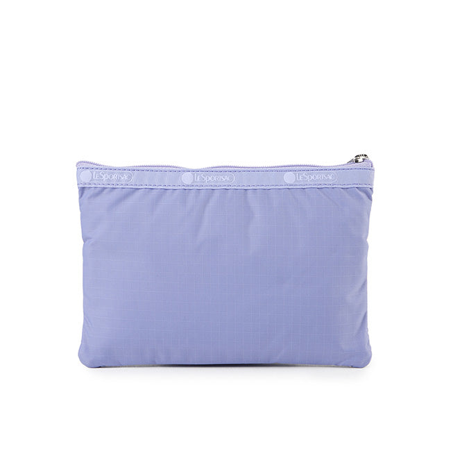 LeSportsac Unisex Pouch 3-Zip Cosmetic In Periwinkle Dream