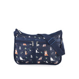 LeSportsac Unisex Deluxe Everyday Bag In Tropical Meow Cat