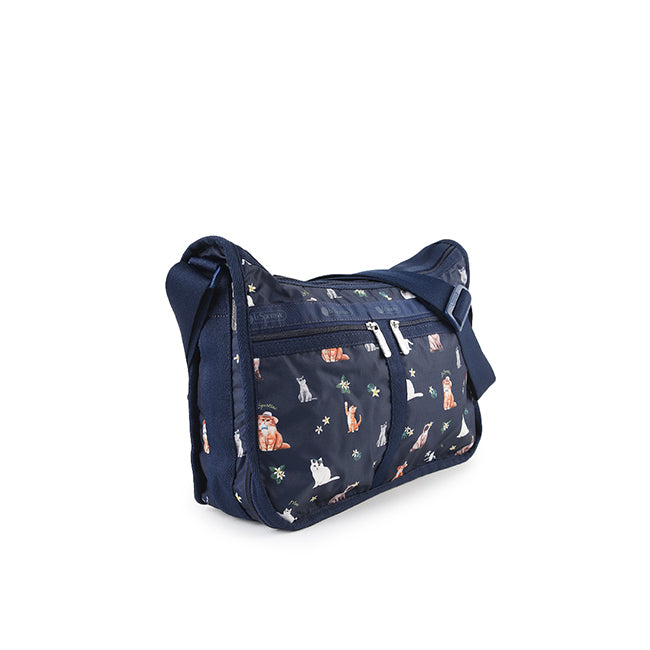 LeSportsac Unisex Deluxe Everyday Bag In Tropical Meow Cat