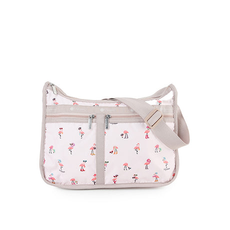 LeSportsac Unisex Deluxe Everyday Bag In Flamingo Party