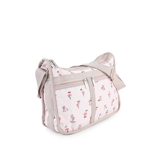 LeSportsac Unisex Deluxe Everyday Bag In Flamingo Party