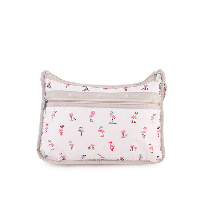LeSportsac Unisex Deluxe Everyday Bag In Flamingo Party