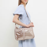 LeSportsac Unisex Bags Deluxe Everyday Bag In Rose Gold Shine