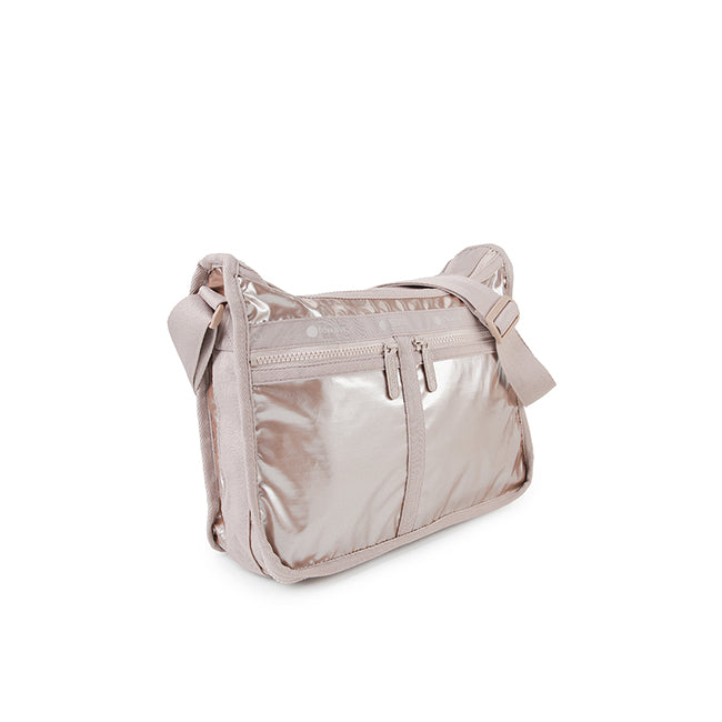 LeSportsac Unisex Bags Deluxe Everyday Bag In Rose Gold Shine