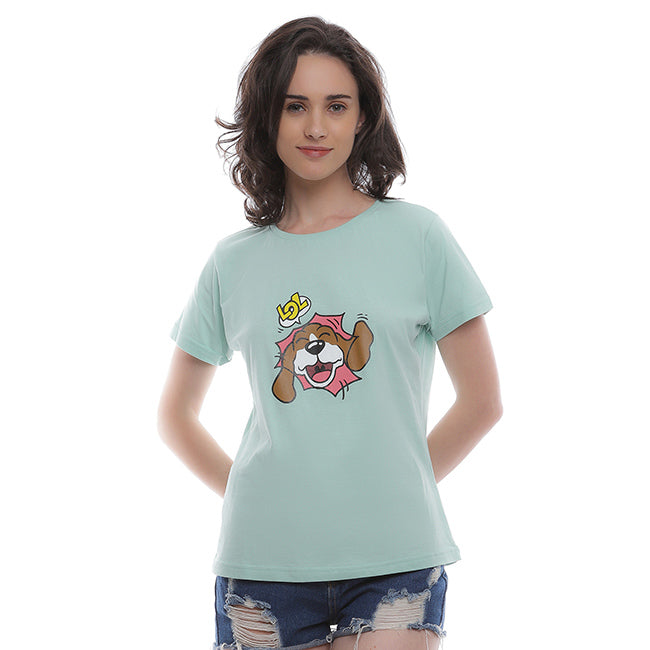 Hush Puppies Pakaian Kaos Wanita Pampion In Mint