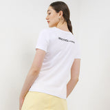 Hush Puppies Pakaian Wanita T Shirt Liunic Prava In White