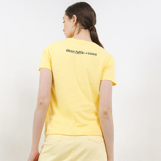 Hush Puppies Pakaian Wanita T Shirt Liunic Prava In Yellow