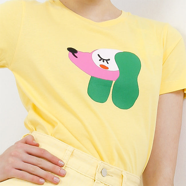 Hush Puppies Pakaian Wanita T Shirt Liunic Prava In Yellow