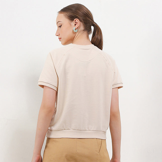 Hush Puppies Pakaian Wanita T Shirt Elxia In Beige
