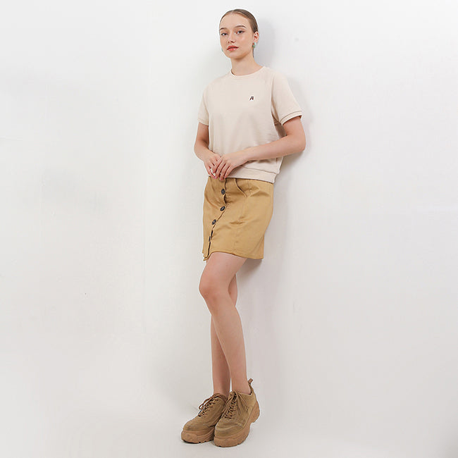Hush Puppies Pakaian Wanita T Shirt Elxia In Beige