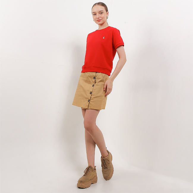 Hush Puppies Pakaian Wanita T Shirt Elxia In Red