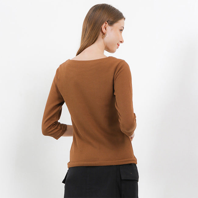 Hush Puppies Pakaian Wanita Sweater Livy In Brown