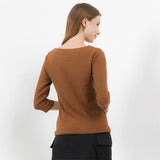 Hush Puppies Pakaian Wanita Sweater Livy In Brown