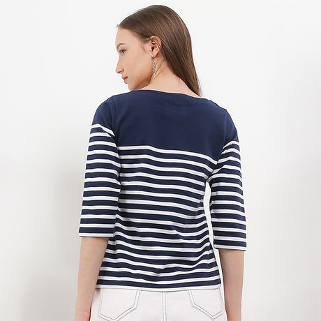 Hush Puppies Pakaian Wanita T Shirt Bsc Ponovi In Navy