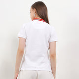 Hush Puppies Pakaian Wanita T shirt Melta Polo In White