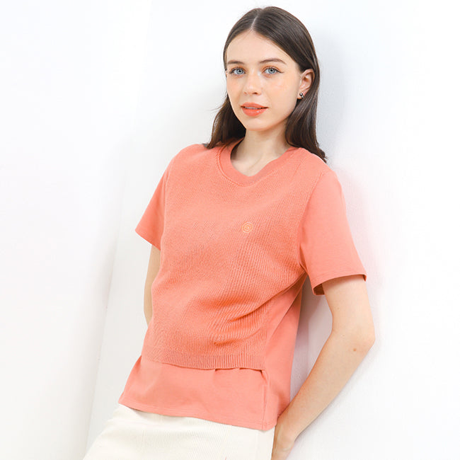 Hush Puppies Pakaian Wanita Blouse Tr Camada In Pink